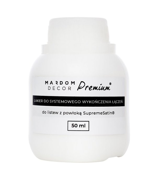 Mardom Decor | Stuck Reparaturlack für Premium Profilleisten  | Satin, weiss | 50 ml