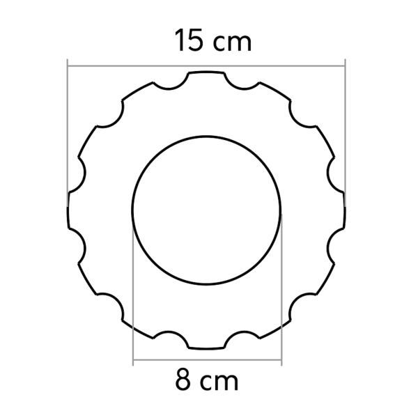 Mardom Decor I C3000W I Säulen Mittelteil I 240 cm I Ø 15 cm