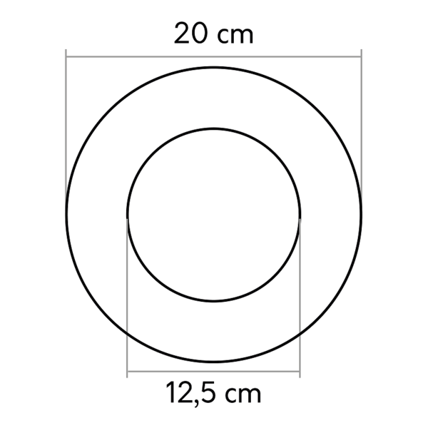 Mardom Decor I C4002W I Säulen Mittelteil I 243 cm I Ø 20 cm
