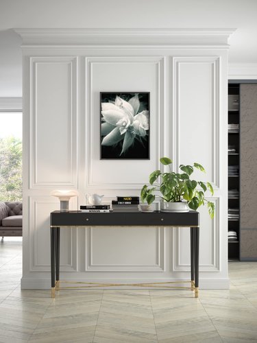MD308 luxuriöse weiße moderne Design Wandleiste 200 x 6,5 x 2,1 cm